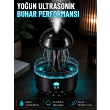 My Best Store Ultrasonik Denizanası Hava Nemlendirici Sessiz Çalışan Rgb Ortam Işıklı Aromaterapi Difüzör