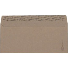 Oyal Diplomat Zarf 105X240 mm Kraft 90 gr Penceresiz Silikonlu 500 Lü 30004113