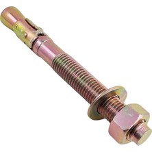 50 Adet M8X75 Klipsli Çelik Dübel
