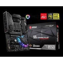 MSI Msı Mpg B550 Gamıng Plus Ddr4 4400(OC)MHZ Atx Am4