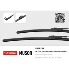 Silbak Kmrsfres Silecek Süpürgesi Muz Tipi Mercedes Benz C-Class [W204] 11/08-Mercedes Benz Cls-Class [218] 10/10-Mb E-Class Coupe [C207], Cabriolet [A207] 01/09-Mercedes Benz E-Class [212] 07/09-Vw Multiv