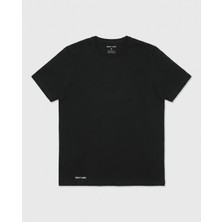 GOST LİRİA Erkek Basic Siyah T-shirt - %100 Pamuk