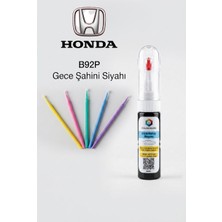 COLORGUARD Honda B92P Gece Şahini Siyahı Rötuş Boyası ve 5'li Rötuş Çubuğu Hassas Uygulama Seti