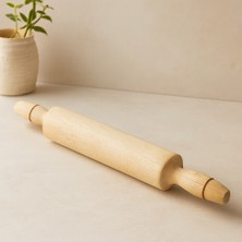 Renas Store Büyük Gürgen Ahşap Merdane 50 cm (Sabit)
