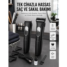 Renas Store Lazer Epilasyon Öncesi Kısaltma Şarjlı Saç Sakal Tıraş Makinesi Ense Kesme Makinesi