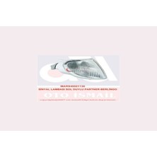 Mars Kmrsfres Sinyal Lambasi [ Sol Duylu Peugeot Partner 1996-2002 ]