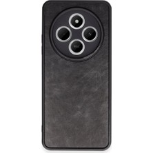 Renas Store Xiaomi Redmi 14C Kılıf Aras Deri Kapak - Siyah