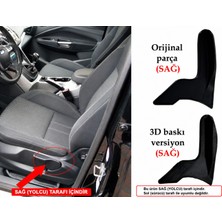 Demirhan3D 🚗 Petg | Yolcu Tarafı | Ford Fiesta Mk7, Focus Mk3, C-Max, Kuga Mk2, Transit Connect Sağ Koltuk Yatırma Ayar Kolu | Isıya ve Suya Dayanıklı