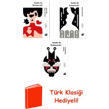 Doğan Kitap Fyodor Mihayloviç Dostoyevski 3 Kitap Seti + Türk Klasiği Hediye