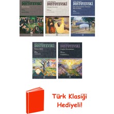 İletişim Yayınları Fyodor Mihayloviç Dostoyevski 5 Kitap Seti + Türk Klasiği Hediye