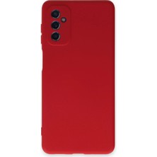 Magicool Samsung Galaxy M52 5g Kılıf Nano Içi Kadife Silikon - Kırmızı