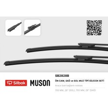 Silbak Kmrsfres Silecek Süpürgesi 700/700MM Muz Tipi Ford Kuga 09/12