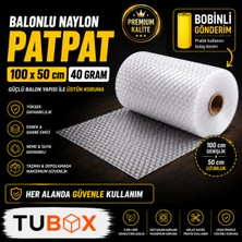 Tubox Balonlu Naylon Pat Pat 100CM x 50M 40 gr