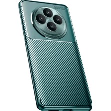 Renas Store Oppo Reno 11 Fs Kılıf Auto Focus Karbon Kapak - Koyu Yeşil