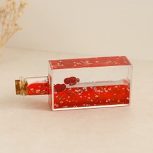 Renas Store Yüzen Dekoratif Mika Şişe Akvaryum Süsü (4.2X6.4X17 Cm)