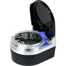Volkan Ziraat Mühendislik Ally SD-1201 LED Işıklı Kapaklı Araç Küllük Oto Araba Kül TABLASI-(5775) - VOLKAN3071-6128