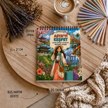 Liamir Studio Boyama Kitabı / Asya’yı Keşfet Boyama / Çocuk ve Yetişlinler Için / Cozy Girl / 21X21 cm / 20 Sayfa