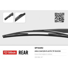 Silbak Kmrsfres Silecek Süpürgesi Arka Plastik Tip Nemo-Bipper-Fiorino 08 BOY:350MM