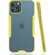 Renas Store Iphone 12 Pro Max Kılıf Platin Silikon - Sarı