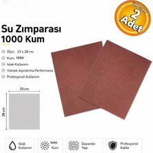 Sia S1000 Su Zımparası 1000 Kum 23X28 cm Sulu Zımpara Tabaka (2 Adet)