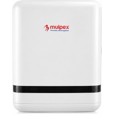 Mulpex Z Katlama Kağıt Havlu Dispenseri Beyaz 400 Yaprak Kapasiteli Abs Duvar Tipi