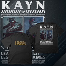 Tottobene League Of Legends -Kayn- Baskılı Oversize T-Shirt