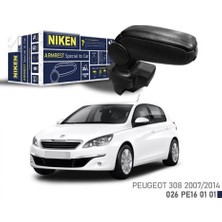 Niken Kmrsfres Araca Özel Kol Dayama Siyah Peugeot 308 07-13