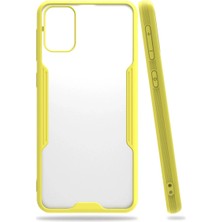 Renas Store Samsung Galaxy M31 Kılıf Platin Silikon - Sarı