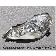 Ayfar Kmrsfres Far Sinyal Sol Clio Symbol Thalia 09 Elektrikli Motorlu H4