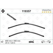 Valeo Kmrsfres Silecek Supurgesi 600/580MM Swf Bmw E60