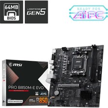 MSI Msı Pro B850M-E Evo Ddr5 Anakart 8200MHZ(OC)