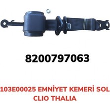AFT Kmrsfres Emniyet Kemeri Otomatik Sol Clio-Thalia