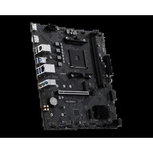 MSI Msı Pro B550M-B Am4 Ddr4 4600(OC) HDMI Dp 2x M.2 USB 5gbps Matx