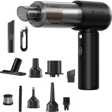 Sepetopia Snapron SNV-3002 80W 7.4V Şarjlı Mini Araç ve Ev Süpürgesi + Çift Filtrasyonlu Çok Fonksiyonl