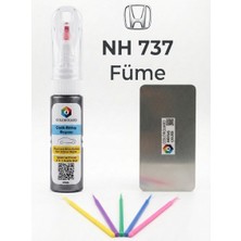 COLORGUARD Honda NH 737 Füme Rötuş Seti - 2 si 1 Arada İğne ve Fırça Uçlu Şişe, Rötuş Çeliği ve Rötuş Çubuğu