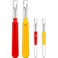 4 Adet - Dikiş Sökücü ve Ilik Açıcı Terzi  Malzemeleri (2ADET 14 cm + 2ADET 9 Cm) Koruma Kapaklı - Aura Online