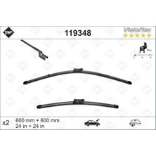 Valeo Kmrsfres Silecek Supurgesi Takimi 600MM / 600MM Mercedes W204 S204 C218 X218 W212 C207 Swf