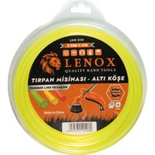 Lenox Tools Tırpan Misinası Altı Köşe 3.5 mm 41 Metre Kalın Misina Ot Çim Biçme Misina