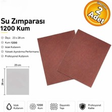Sia S1200 Su Zımparası 1200 Kum 23X28 cm Sulu Zımpara Tabaka (2 Adet)