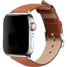 Verto Newface Apple Watch 42MM NL26 Deri Kordon - Taba