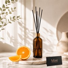 MumvemuM Premium Seri Portakal Kokulu Çubuklu Oda Kokusu - Amber Şişe 100 ml
