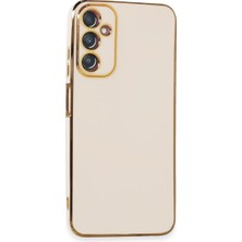 Verto Newface Samsung Galaxy A05S Kılıf Volet Silikon - Beyaz