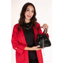 Gondol Kadın Küçük Abiye El Çantası SHB.2255 Siyah