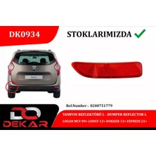 DEKAR Kmrsfres Tampon Reflektörü L Logan Mcv 09 Lodgy 13 Dokker 13 Express 21