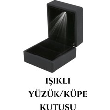 Carat Stone Işıklı Yüzük ve Küpe Kutusu (Hem Yüzük Hem Küpe Için Uygundur.)