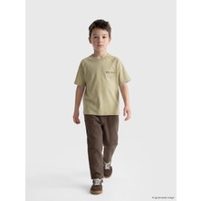 LC Waikiki Lcw Kids Kahverengi Regular Fit Erkek Çocuk Pantolon
