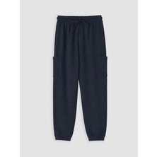 LC Waikiki Lcw Kids Lacivert Beli Lastikli Erkek Çocuk Jogger Eşofman Altı