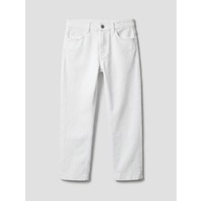 LC Waikiki Lcw Kids Beyaz Slim Fit Erkek Çocuk Pantolon