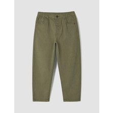 LC Waikiki Lcw Kids Haki Regular Fit Erkek Çocuk Gabardin Pantolon