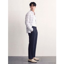 LC Waikiki Lcw Vision Lacivert Loose Fit Erkek Pileli Pantolon